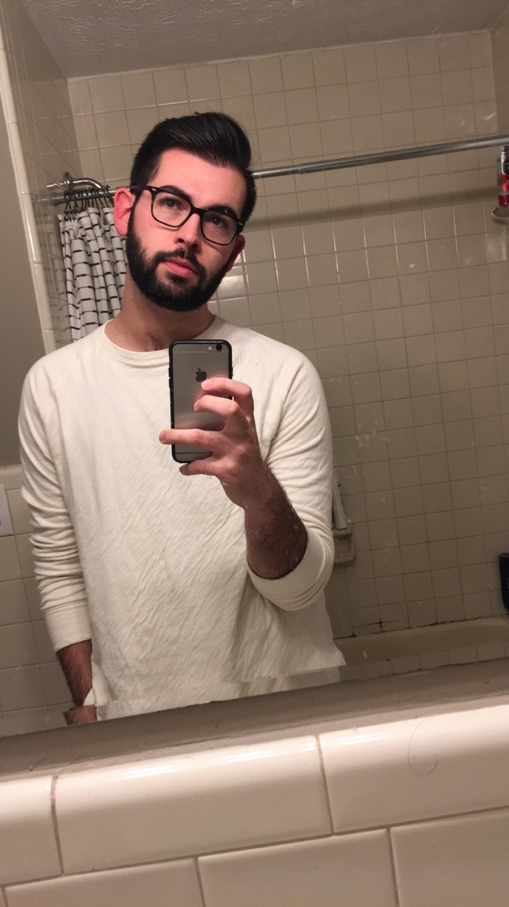 beardedandblind:I smile sometimes I swear
