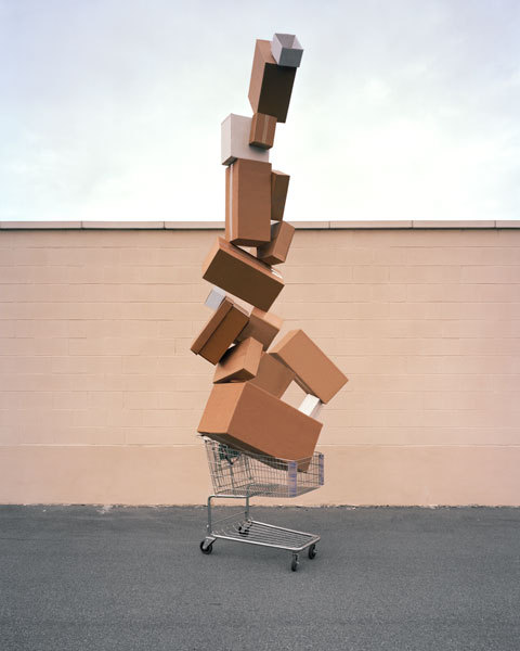 mpdrolet:  Shopping Totem, 2010 from Material World David Welch 