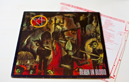 allthingsvinyl:  Slayer | Reign in Blood | 1986 Def Jam 