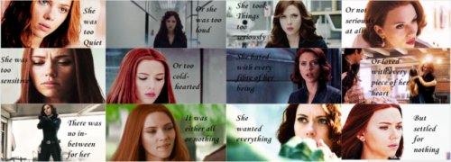 Natasha Romanoff Character study