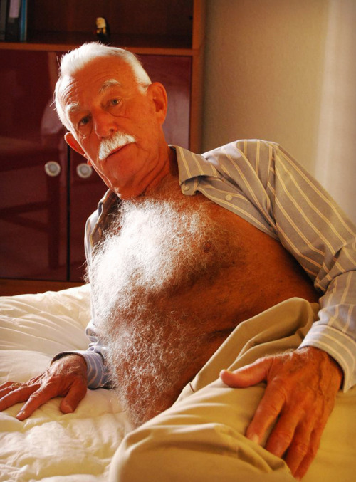 old man hairy nude Old Man Lover Hairy Chests And beards Are A Bonus.: Photo