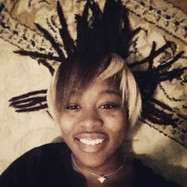 willowwish:  2 years with these #dreads . #blonde and #black #locjourney