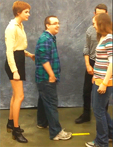 doctorwho:  ragggedy-man:  Marriage proposal during the Matt Smith and Karen Gillan