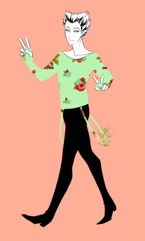 inverted-typo:  Give me floral patterns or give me death.  