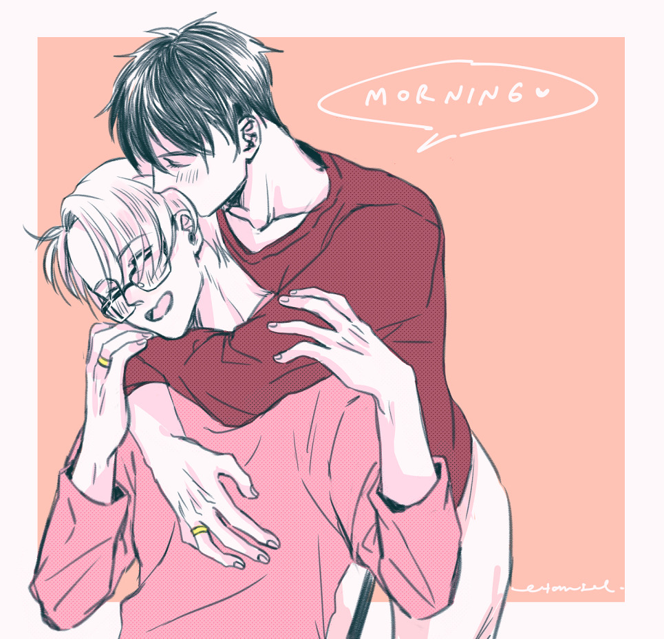 e-tan-sel: when you wake up and cant find your glasses… check your fiancé