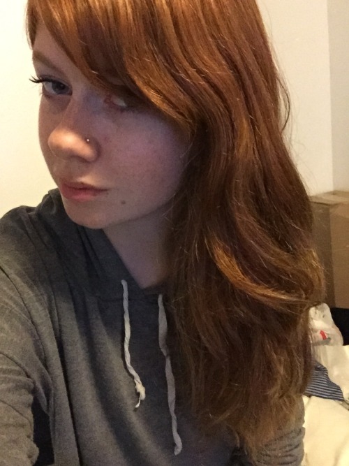redheadedkitten:Bad quality selfies because why not