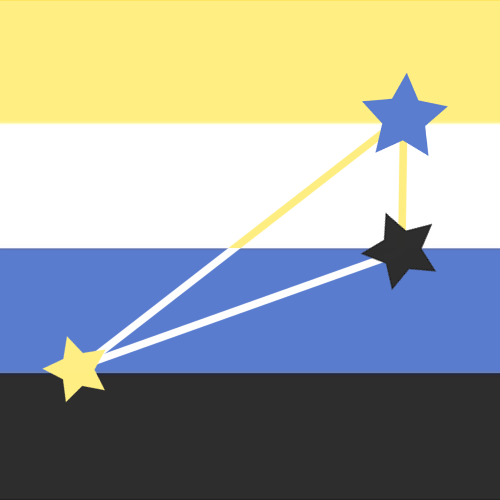 aesthetic-station:  Star Non Binary flag  free to use, let me know if you’d like other variati