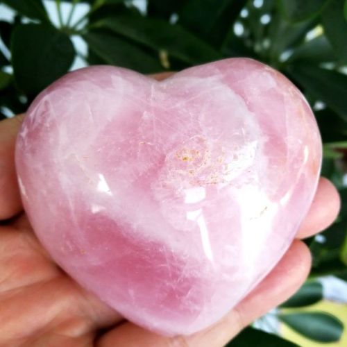 the-wiccans-glossary:Heart Shaped Rose Quartz Smoking Pipe