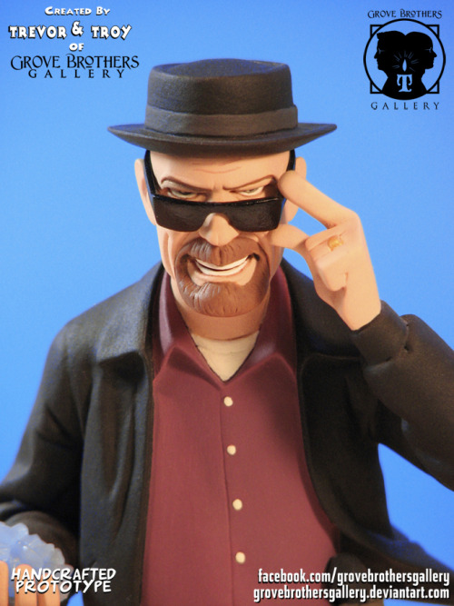 heisenbergchronicles:  ‘Breaking Bad’ GroveBro Toons resin prototypes by Trevor & Troy GroveLinks: deviantART / Facebook