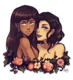 iahfy:  otp hair style swap feat. flowers