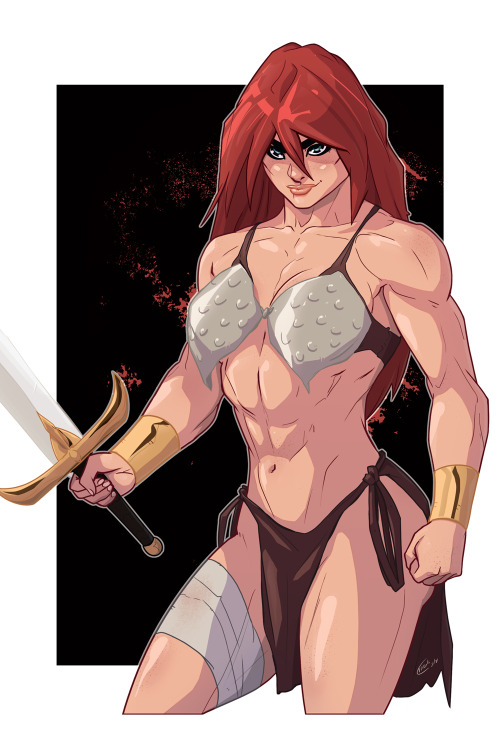 Red Sonja Speed Paint