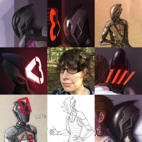 Art vs Artist except it’s (mostly unfinished) art of Zer0 I did over the past year (I could have don