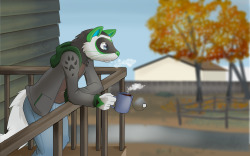 banzai-draws:(FA) we’re a week into november and the days are only just starting to cool off here, ugh=3