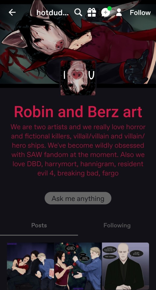 Hotdudes-games / Robin And Berz Art Post 1nc*st And P*d*philia Art On Their Twitter Account.