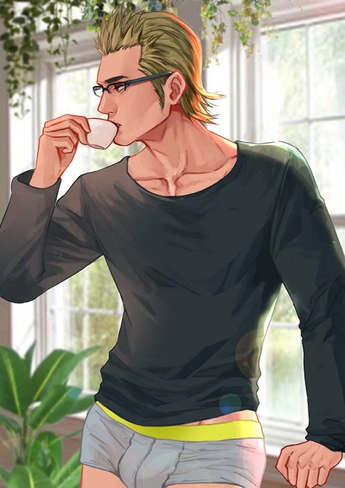 p2ndcumming: maorenc: FFXV Morning drinks Nude version,PSD file, process photo, process video in 