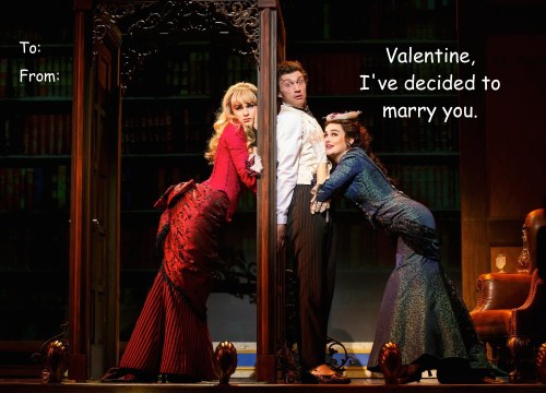 musicalsandotherstuff:Have some gglam Valentine’s Day cards.