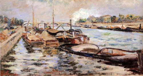 The Seine, 1867, Armand Guillaumin