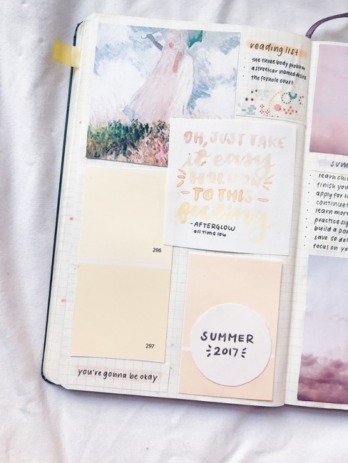 oikawastudies: very late summer bujo spread!!! little less than a month of summer break left and im 