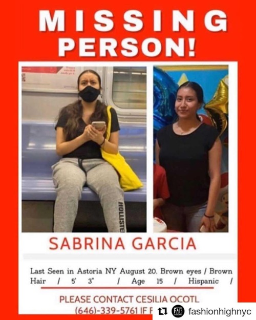 #Repost @fashionhighnyc ・・・ PLEASE REPOST: Sabrina Garcia, a Junior student of our HSFI community is