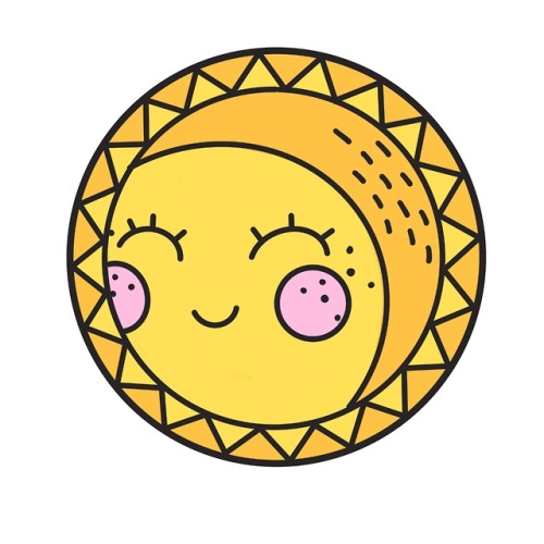 if i do pursue pins for my sun and moon the sun might look something like this!