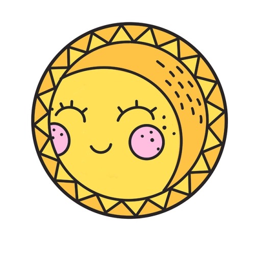 if i do pursue pins for my sun and moon the sun might look something like this!