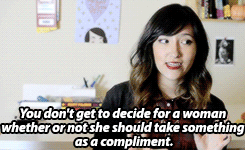 profeminist:sohyes:Is Complimenting a Woman Sexual Harassment? by marinashutupTo watch Marina’s vlog