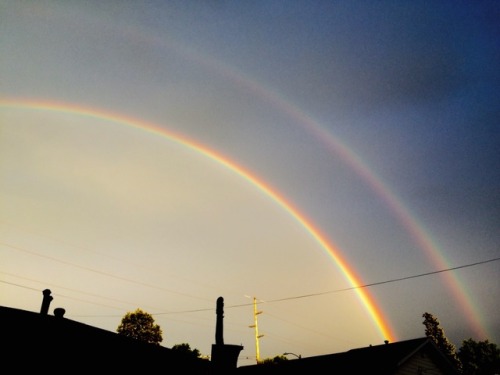 queenfuckntwat:  Double rainbows. 61717