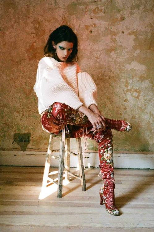 MaryMe-JimmyPaul Thigh High boots in Playing Fashion Magazine 2014. styled by Georgia Boal