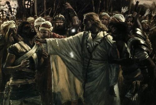 liberty1776: Jesus restores the Slave’s Ear by James Tissot But Jesus said, “No more of 