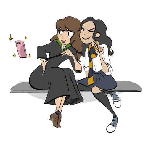 renee-faundo: bday drawing for the BEST &amp; MOST BEAUTIFUL SLYTHERIN GIRL AMBER ✨✨✨  RENEE IS 