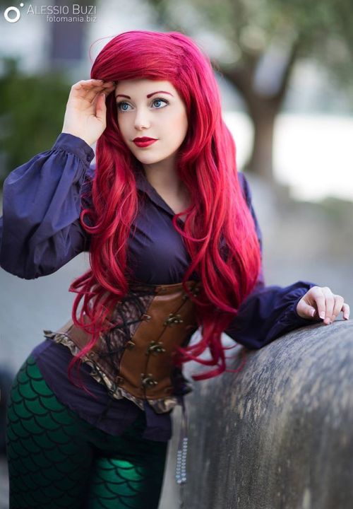 Fiore di Luna (Italy) as Princess Ariel (Steampunk Version).Photos by:  Fotomania