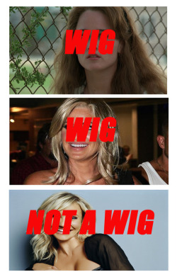 how to tell if someone is wearing a wig