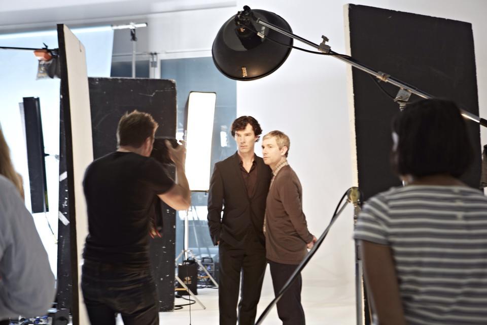 londongypsy:  BTS from Ian Derry’s Sherlock shoot (source)  
