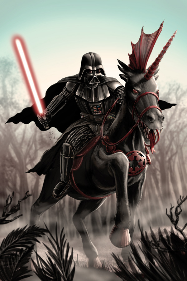 Darth Vader and My Little Pony by Robert-Shane 