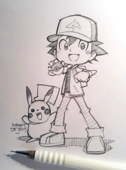 robertdejesus:  Quick Ash sketch 