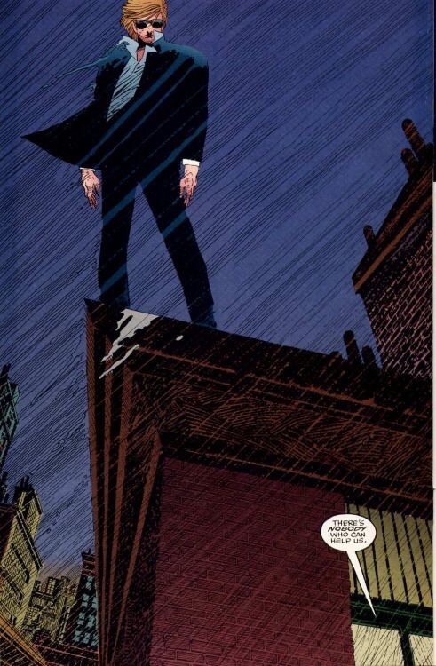 ungoliantschilde:some heroes in the rain, by John Romita, Jr.