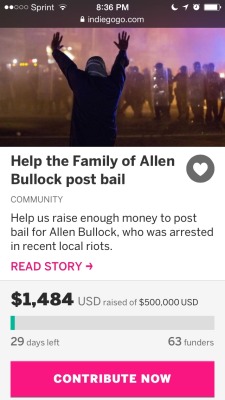 maliquesonyae:  Guys!! Let’s all chip in whether it’s ũ.00 or ũ,000.00 every little bit helps. He stood up for what he believed in and made a difference. So let’s do all that we can to stand together and help him :))   Shouts out to @kylegotjokes