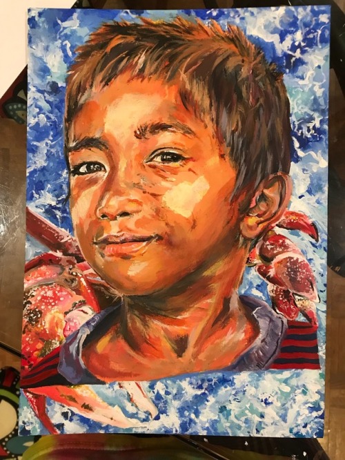 Heres A Picture Of The Portrait I Did This Year For The Memory Project (something Everyone Reading This