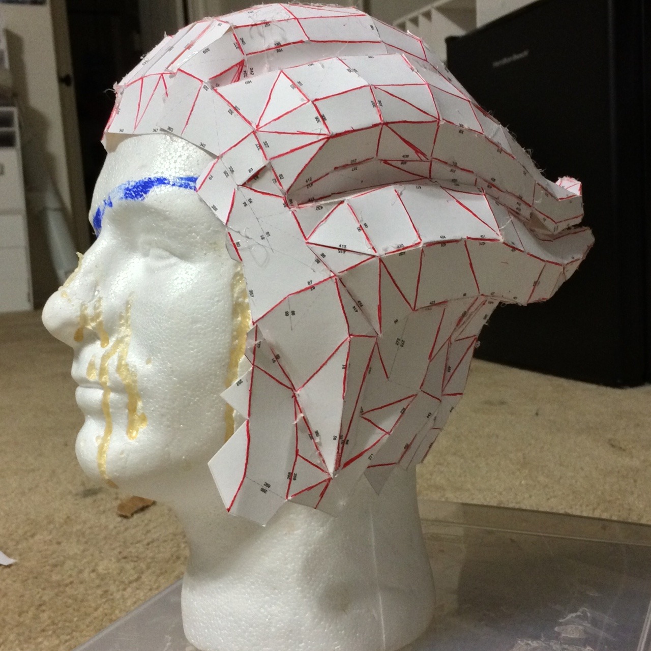 Asari head peice wip
