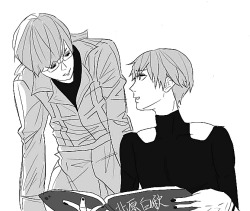 narukee:  (*ﾟﾛﾟ)Arima and Kaneki||©INA