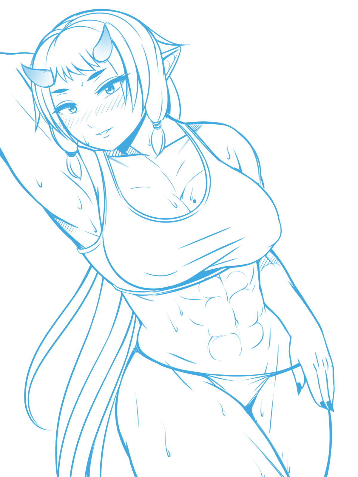 aki-san94:  Have more oni sketches 