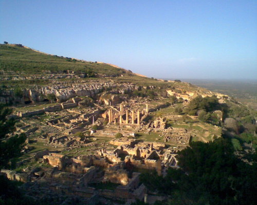 ancientgreecebuildings:Temple of Apollo and Ruins of Cyrene, LibyaSource: By Maher27777 (Own work) [