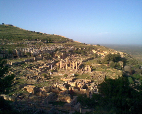historyfilia - Ruins of Cyrene (Shahhat), Libya. Temple of...