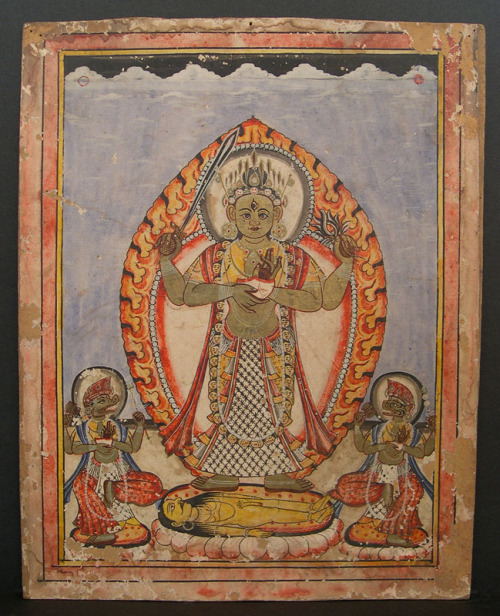 Devi, nepali paubha painting