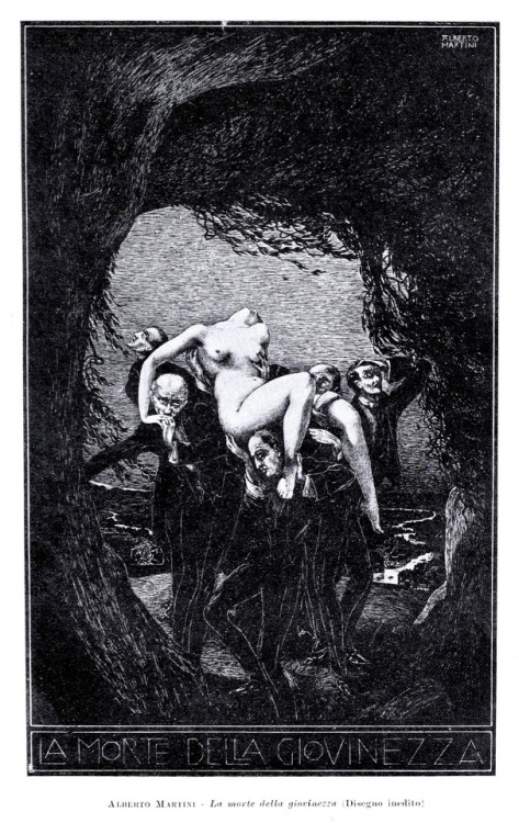 Alberto Martini (1876-1954), ‘La Morte della Giovinezza’ (The Death of Youth), “Vi