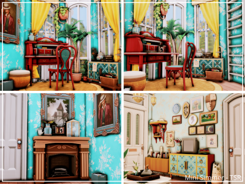 Quirky Psychic’s Home (NO CC) This is a small fun quirky house made for a psychic or a paranor