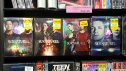 thesecond-star-tothe-right:  iamdeadlocked:  holyfrackles:  I could have sworn Dean had a brother..    Are we not going to talk about how every single DVD says, “Surnaturel”? 