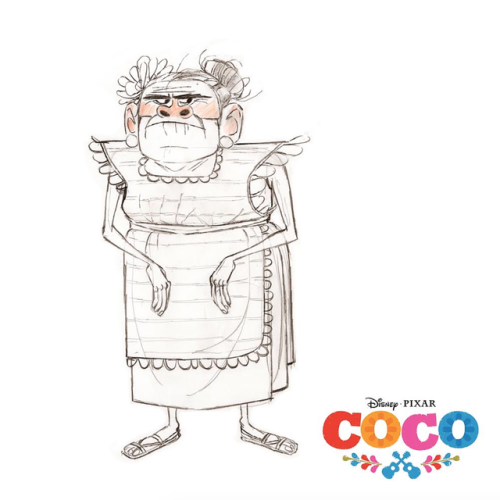 Character designs for Abuelita by Zaruhi Galstyan 