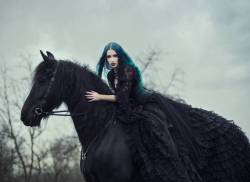 gothicandamazing: Model: Daedra Photo: Anna Sychowicz :: fotografia Dress: Sinister Bolero: Dark in love / The Gothic Shop Welcome to Gothic and Amazing | www.gothicandamazing.com 