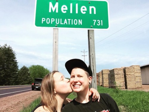 #littlenowheretown #mellen #celebritycouple #mellenwisconsin #queer #queercouple #lgbtq #lgbtqia #lg